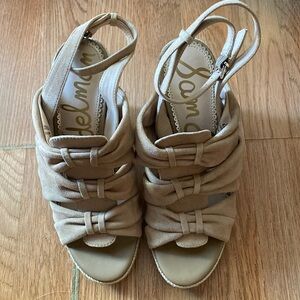 Sam Edelman Wedge Heels with ankle strap